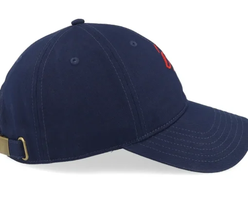 Mini Script Clipback Navy Dad Cap - éS