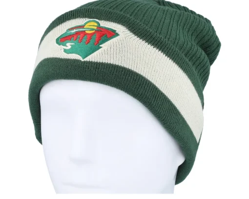 Minnesota Wild Beanie Cuff Dark Green/Natural Cuff - Fanatics