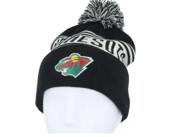 Minnesota Wild Black/Natural Pom - Fanatics