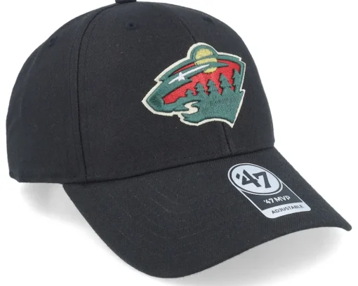 Minnesota Wild Mvp Black Adjustable - 47 Brand