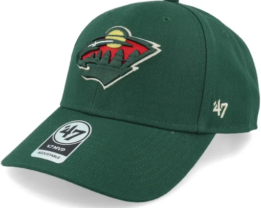 Minnesota Wild Mvp Green Adjustable - 47 Brand