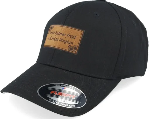Mitt Hjärtas Fröjd & Eviga Längtan Brown Patch Black Flexfit - Scenes