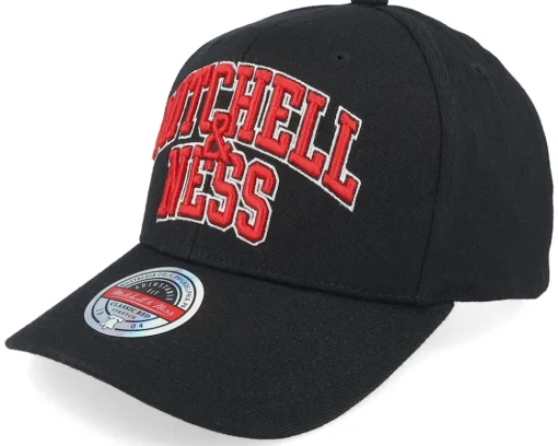 M&n Arch Black/Red Adjustable - Mitchell & Ness