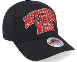 M&n Arch Black/Red Adjustable - Mitchell & Ness