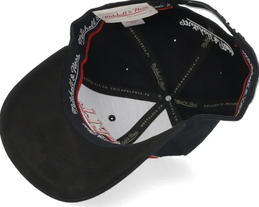 M&n Arch Black/Red Adjustable - Mitchell & Ness