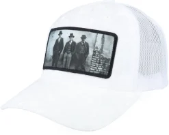 Mob Gang Patch Velvet White A-Frame Trucker - Calza Pennello