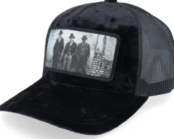 Mob Gang Patch Velvet White A-Frame Trucker - Calza Pennello