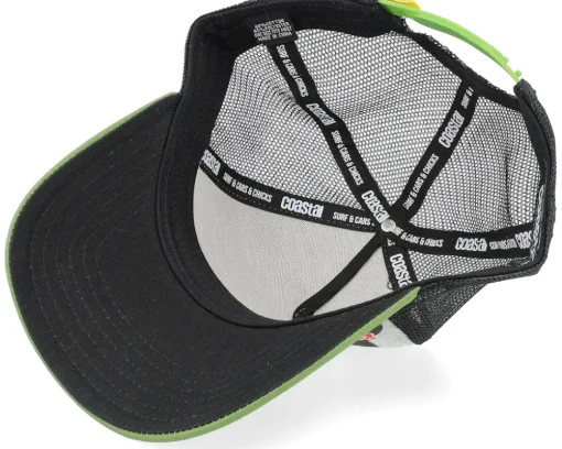 Mona Grey/Black/Green Trucker - Coastal