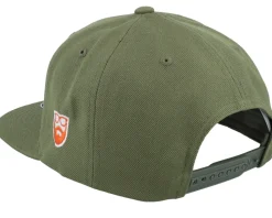 Monogram Green Snapback - Bearded Man