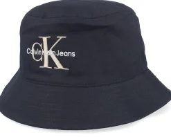 Monogram Hat Black Bucket - Calvin Klein