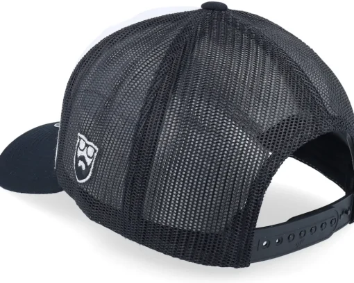Monogram Retro Black/White/Black Trucker - Bearded Man