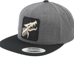 Monster Of The Depth Fish Charcoal/Black Snapback - Skillfish