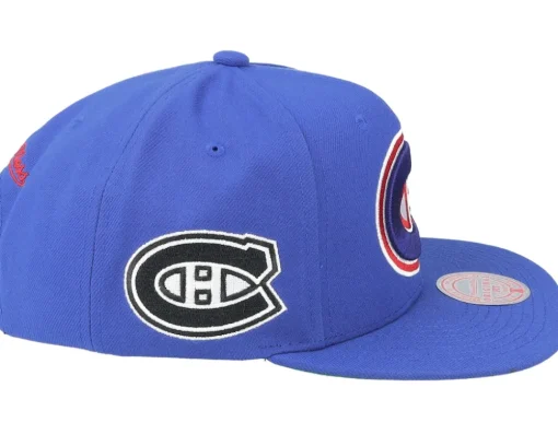 Montreal Canadiens Alternate Flip Blue Snapback - Mitchell & Ness