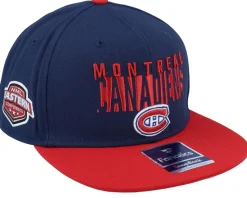 Montreal Canadiens Navy/Bright Cardinal Snapback - Fanatics