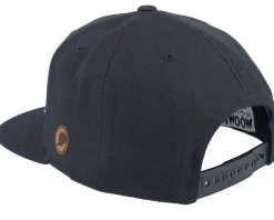 Moomin Engraved Patch Black Snapback - Moomin