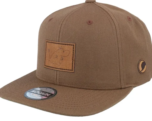 Moomin Engraved Patch Black Snapback - Moomin