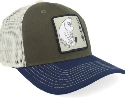 Moomin Patch Olive/Navy/Beige Trucker - SQRTN
