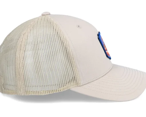Moonlight Arc Patch Beige Trucker - Wild Spirit