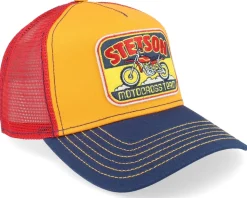 Motocross Team Navy/Orange Trucker - Stetson