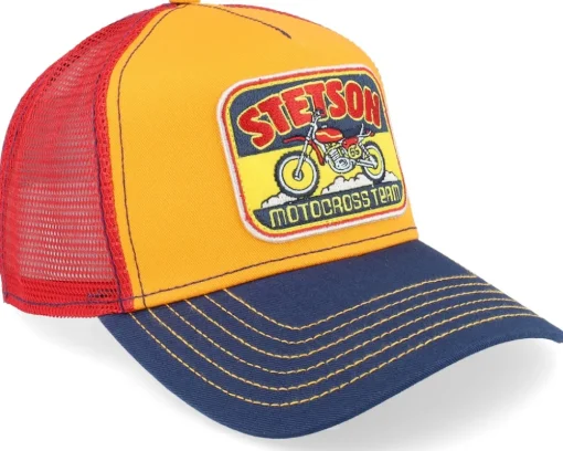Motocross Team Navy/Orange Trucker - Stetson