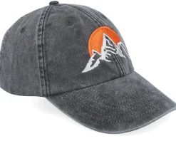 Mountain & Sunrise Washed Black Dad Cap - Wild Spirit