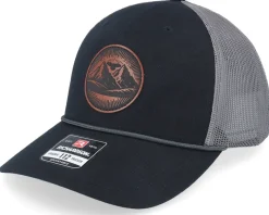 Mountain And Eagle Black/Charcoal Rope Trucker - Wild Spirit