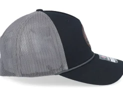 Mountain And Eagle Black/Charcoal Rope Trucker - Wild Spirit