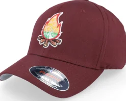 Mountain Camp Fire Maroon Flexfit - Wild Spirit