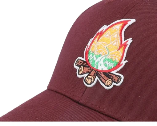 Mountain Camp Fire Maroon Flexfit - Wild Spirit