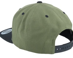 Mountain 3d Black/Olive/Black Snapback - Wild Spirit
