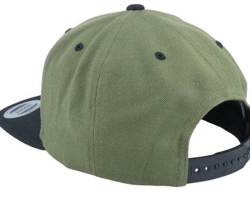 Mountain 3d Black/Olive/Black Snapback - Wild Spirit