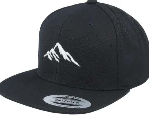 Mountain 3d Black/Tan Brown Snapback - Wild Spirit