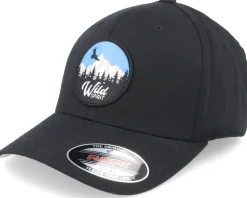 Mountain Peak Eagle Patch Black Flexfit - Wild Spirit