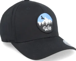 Mountain Peak Eagle Patch Black Flexfit - Wild Spirit