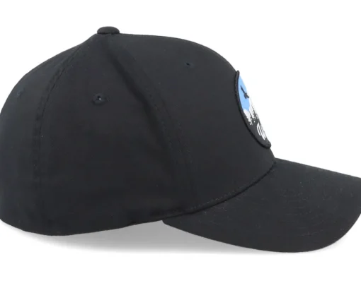 Mountain Peak Eagle Patch Black Flexfit - Wild Spirit