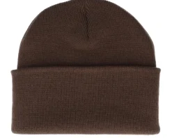 Mountain Shape Patch Brown/Chocolate Beanie - Wild Spirit