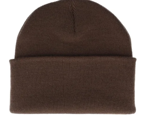 Mountain Shape Patch Brown/Chocolate Beanie - Wild Spirit