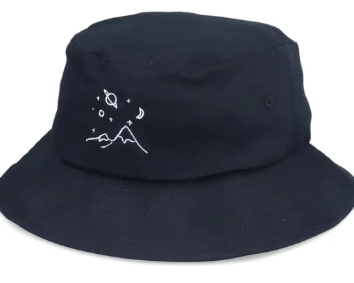 Mountain Space Gazing Black Bucket - Abducted
