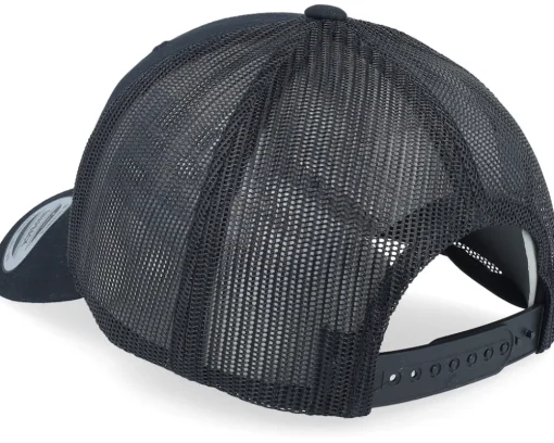 Mountain Valley Sunset Black Trucker - Wild Spirit