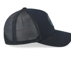 Mountain Valley Sunset Black Trucker - Wild Spirit