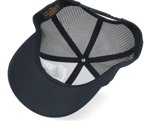 Mountain Valley Sunset Black Trucker - Wild Spirit