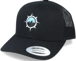 Mountain Windrose Black Trucker - Wild Spirit