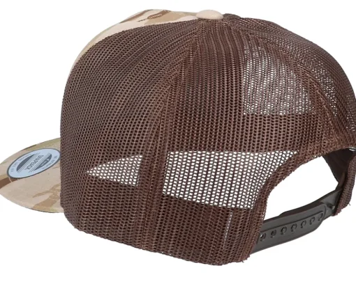 Multicam Arid/Brown A-Frame Trucker Snapback - Yupoong
