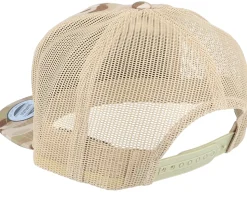 Multicam Arid/Tan A-Frame Trucker Snapback - Yupoong