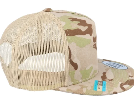 Multicam Arid/Tan A-Frame Trucker Snapback - Yupoong