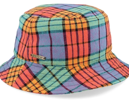 Multicolor Check Bucket - Stetson