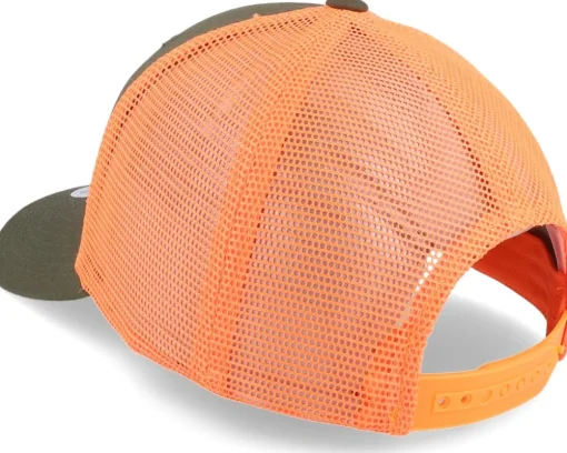 Muskellunge Muskie Dark Mash/Fluorescent Orange Trucker - Skillfish