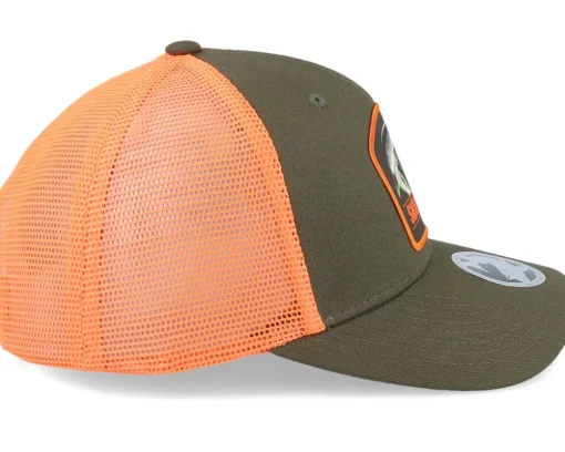 Muskellunge Muskie Dark Mash/Fluorescent Orange Trucker - Skillfish