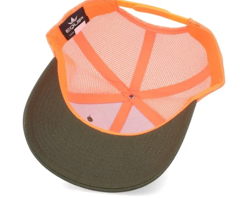 Muskellunge Muskie Dark Mash/Fluorescent Orange Trucker - Skillfish