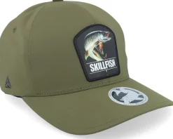 Muskellunge Muskie Delta Seamless Olive Flexfit - Skillfish
